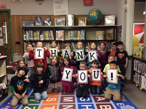 Olalla Elementary Students Say "Thank You"