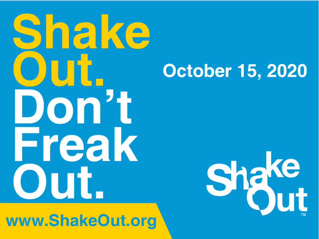 Shake Out. Don't Freak Out. 