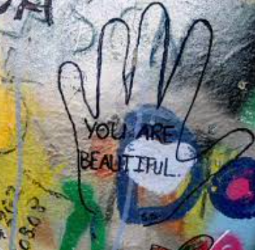 You are beautiful sign