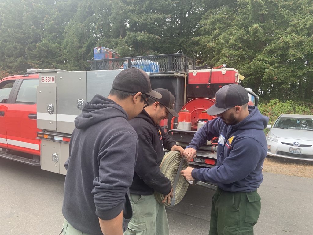 DNR Visits WST Fire Science