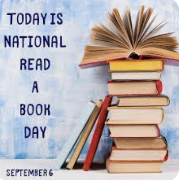 National read a book day graphic
